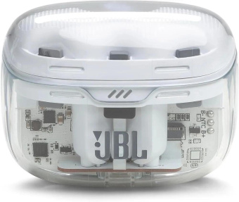 Гарнитура внутриканальные JBL Tune Beam Ghost белый беспроводные bluetooth в ушной раковине (JBLTBEAMGWHT) от магазина РЭССИ