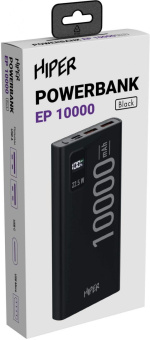 Мобильный аккумулятор Hiper EP 10000 10000mAh 3A QC PD 2xUSB белый (EP 10000 WHITE) от магазина РЭССИ