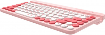 Клавиатура A4Tech Fstyler FBK30 розовый USB беспроводная BT/Radio slim Multimedia (FBK30 RASPBERRY) от магазина РЭССИ