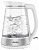 Чайник электрический Domfy DSW-EK505 1.8л. 3000Вт белый/прозрачный (корпус: стекло) от магазина РЭССИ