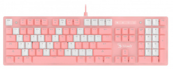 Клавиатура A4Tech Bloody B800 Dual Color механическая розовый/белый USB for gamer LED от магазина РЭССИ