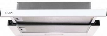 Вытяжка встраиваемая Lex Honver 2M 600 WHITE белый управление: кнопочное (2 мотора) от магазина РЭССИ