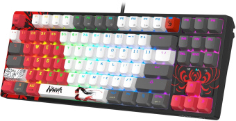 Клавиатура A4Tech Bloody WS87 Naraka механическая черный/красный USB for gamer LED (WS87) от магазина РЭССИ