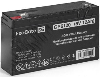 Батарея для ИБП Exegate EX282954 6В 12Ач от магазина РЭССИ