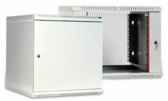 Шкаф коммутационный ЦМО ШРН-ЭКОНОМ (ШРН-Э-6.350.1) настенный 6U 600x350мм пер.дв.стал.лист 85кг серый 300мм 11кг 180град. 345мм от магазина РЭССИ