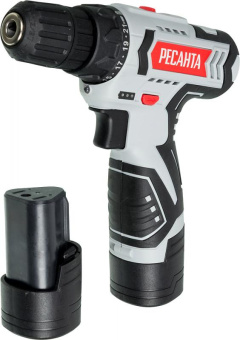 Дрель-шуруповерт Ресанта ДА-12-2ЛК аккум. патрон:быстрозажимной (кейс в комплекте) (75/14/2) от магазина РЭССИ
