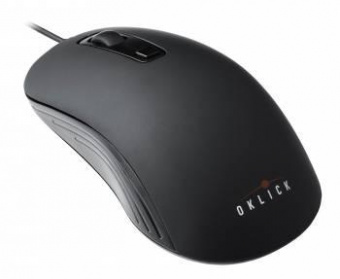 Мышь Оклик 155M черный оптическая (1600dpi) USB (4but) от магазина РЭССИ