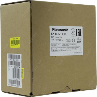 Телефон IP Panasonic KX-HDV130RU белый от магазина РЭССИ