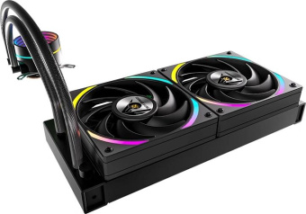 Система водяного охлаждения Formula Oasis L240 ARGB Soc-AM5/AM4/1200/2066/1700/1851 черный 4-pin 1-27.2dB Al+Cu 310W Ret (OASIS L240 ARGB BK) от магазина РЭССИ