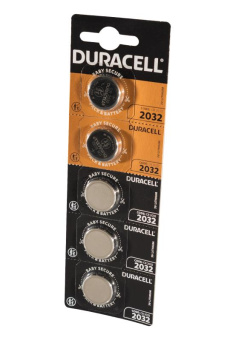 Элемент питания DURACELL CR2032 BL5 от магазина РЭССИ