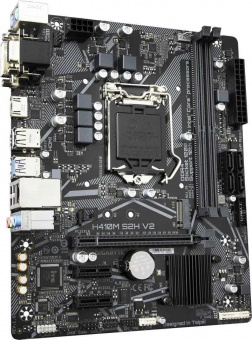 Материнская плата Gigabyte H410M S2H V2 Soc-1200 Intel H470 2xDDR4 mATX AC`97 8ch(7.1) GbLAN+VGA+DVI+HDMI от магазина РЭССИ