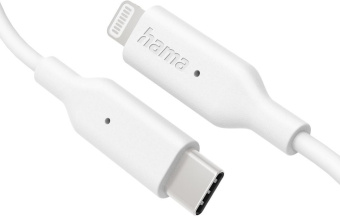 Кабель Hama H-201598 00201598 USB Type-C (m)-Lightning (m) 1м белый от магазина РЭССИ