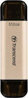 Флеш Диск Transcend 512Gb Jetflash 930С TS512GJF930C USB3.0 золотистый/черный от магазина РЭССИ
