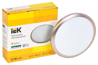 Светильник IEK ДПБ3201 12Вт 4000K бронзовый (LDPB0-3201-12-4000-K01) от магазина РЭССИ