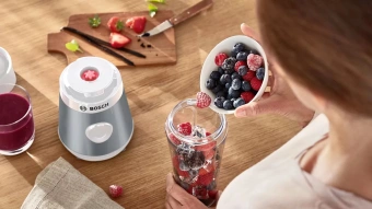 Блендер стационарный Bosch VitaPower Serie 2 MMB2111T 450Вт серебристый от магазина РЭССИ