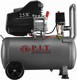 Компрессор поршневой P.I.T. PAC50-C масляный 206л/мин 50л 1800Вт серый/черный от магазина РЭССИ