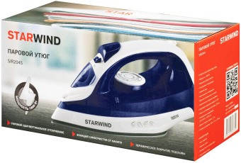 Утюг Starwind SIR2044 1800Вт темно-синий/белый от магазина РЭССИ