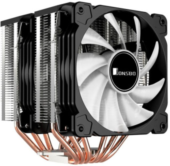 Устройство охлаждения(кулер) Jonsbo CR-2100 RGB черный 4-pin 18.1-29.5dB Al 230W 900gr Ret от магазина РЭССИ