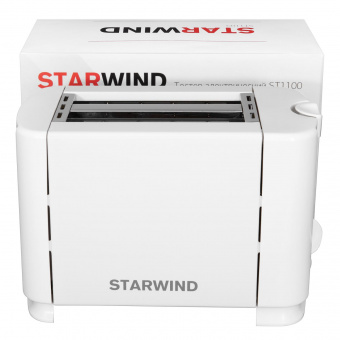 Тостер Starwind ST1100 700Вт белый/белый от магазина РЭССИ