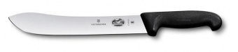 Нож Victorinox Fibrox (5.7403.25) стальной для забоя/разделки лезв.250мм прямая заточка черный от магазина РЭССИ