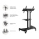 Картинка Стойка для телевизора Onkron TS1330 черный 32"-65" макс.60кг напольный мобильный от магазина РЭССИ Стойка для телевизора Onkron TS1330 черный 32"-65" макс.60кг напольный мобильный от магазина РЭССИ