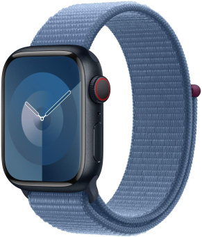 Смарт-часы Apple Watch SE 2023 A2722 40мм OLED корп.серебристый Sport Loop рем.синий разм.брасл.:130-200мм (MRE33LL/A) от магазина РЭССИ