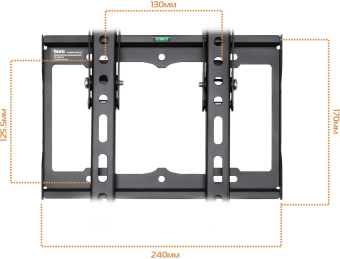 Кронштейн для телевизора Buro MT2 черный 15"-48" макс.25кг настенный наклон от магазина РЭССИ