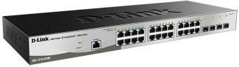 Коммутатор D-Link DGS-1210-28/ME/B 24G 4SFP управляемый от магазина РЭССИ