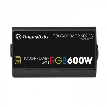 Блок питания Thermaltake ATX 600W Toughpower GX1 RGB 80+ gold 24pin APFC 120mm fan color LED 8xSATA RTL от магазина РЭССИ