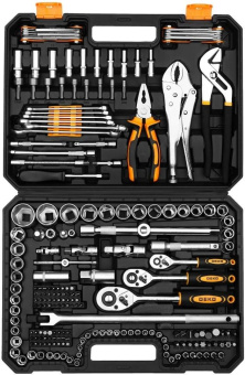 Набор инструментов Deko DKMT213 213 предметов (жесткий кейс) от магазина РЭССИ