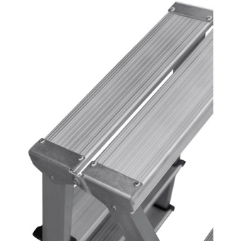 Двухсторонняя стремянка Новая Высота сталь/алюминий 2х4 ступени 1140204 от магазина РЭССИ