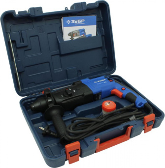 Перфоратор Зубр ЗП-26-800 К патрон:SDS-plus уд.:3Дж 800Вт (кейс в комплекте) от магазина РЭССИ