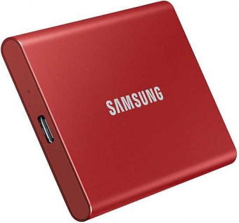 Накопитель SSD Samsung USB-C 2Tb MU-PC2T0R/WW T7 1.8" красный от магазина РЭССИ