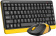 Картинка Клавиатура + мышь A4Tech Fstyler FG1110 клав:черный/желтый мышь:черный/желтый USB беспроводная Multimedia (FG1110 BUMBLEBEE) от магазина РЭССИ Клавиатура + мышь A4Tech Fstyler FG1110 клав:черный/желтый мышь:черный/желтый USB беспроводная Multimedia (FG1110 BUMBLEBEE) от магазина РЭССИ