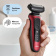 Бритва сетчатая Braun Series 6 61-R1200S реж.эл.:3 питан.:аккум. красный/черный от магазина РЭССИ