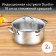 Картинка Кастрюля Tefal Duetto+ G7194355 2л. d=18см (с крышкой) серебристый (2100113153) от магазина РЭССИ Кастрюля Tefal Duetto+ G7194355 2л. d=18см (с крышкой) серебристый (2100113153) от магазина РЭССИ