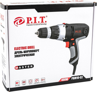 Дрель-шуруповерт P.I.T. PBM10-C2 400Вт патрон:быстрозажимной от магазина РЭССИ