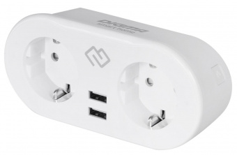 Умная розетка Digma DiPlug 400 EU Wi-Fi белый (TY1932) от магазина РЭССИ