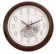 Часы настенные аналоговые Бюрократ WallC-R63P D29см коричневый (WALLC-R63P29/BROWN) от магазина РЭССИ