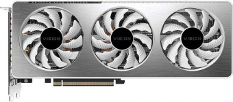 Видеокарта Gigabyte PCI-E 4.0 GV-N306TVISION OC-8GD 2.0 LHR NVIDIA GeForce RTX 3060Ti 8192Mb 256 GDDR6 1755/14000 HDMIx2 DPx2 HDCP Ret от магазина РЭССИ