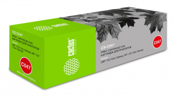 Картридж лазерный Cactus CS-C047 Cartridge 047 черный (1600стр.) для Canon LBP112/LBP113W от магазина РЭССИ