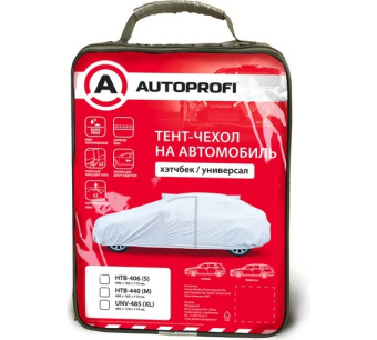 Водонепроницаемый тент-чехол на автомобиль AUTOPROFI хетчбек HTB-406 S от магазина РЭССИ