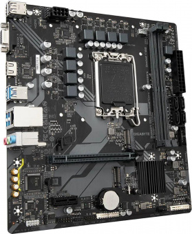 Материнская плата Gigabyte B760M H DDR4 Soc-1700 Intel B760 2xDDR4 mATX AC`97 8ch(7.1) GbLAN RAID+VGA+HDMI от магазина РЭССИ