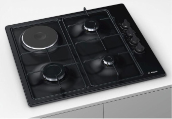 Газовая варочная поверхность Bosch PBY6C6B62O черный от магазина РЭССИ