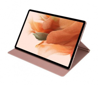 Чехол Samsung для Samsung Galaxy Tab S8+/S7+/S7 FE Book Cover полиуретан розовое золото (EF-BT730PAEGRU) от магазина РЭССИ
