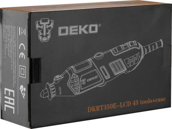 Гравер Deko DKRT350E-LCD 350Вт насадок:43 кейс от магазина РЭССИ