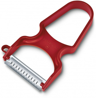 Овощечистка для овощей и фруктов Victorinox Rapid красный карт.кор.с лезвием жульен (6.0934.1) от магазина РЭССИ
