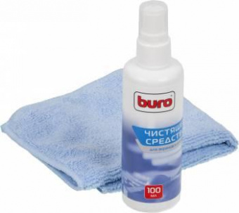 Чистящий набор (салфетки + гель) Buro BU-S/MF для экранов и оптики блистер 100мл от магазина РЭССИ