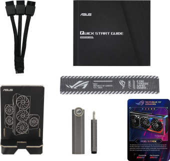 Видеокарта Asus PCI-E 4.0 ROG-STRIX-RTX4070TIS-O16G-GAMING NVIDIA GeForce RTX 4070TI Super 16Gb 256bit GDDR6X 2670/21000 HDMIx2 DPx3 HDCP Ret от магазина РЭССИ