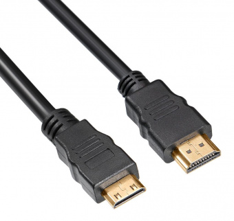 Кабель аудио-видео Buro mini-HDMI (m)/HDMI (m) 3м. черный (BHP-MINHDMI-3) от магазина РЭССИ